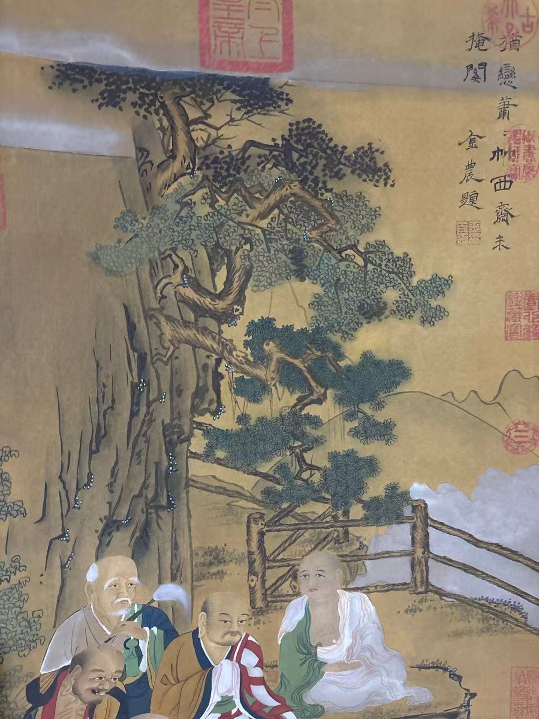 古美術 民間中国清時代の人物図　肉筆絵　激安骨董品 BD305A13-2 ▽鴻▽古書道【北宋時代・張択端筆・清明上河図長巻】 真筆肉筆