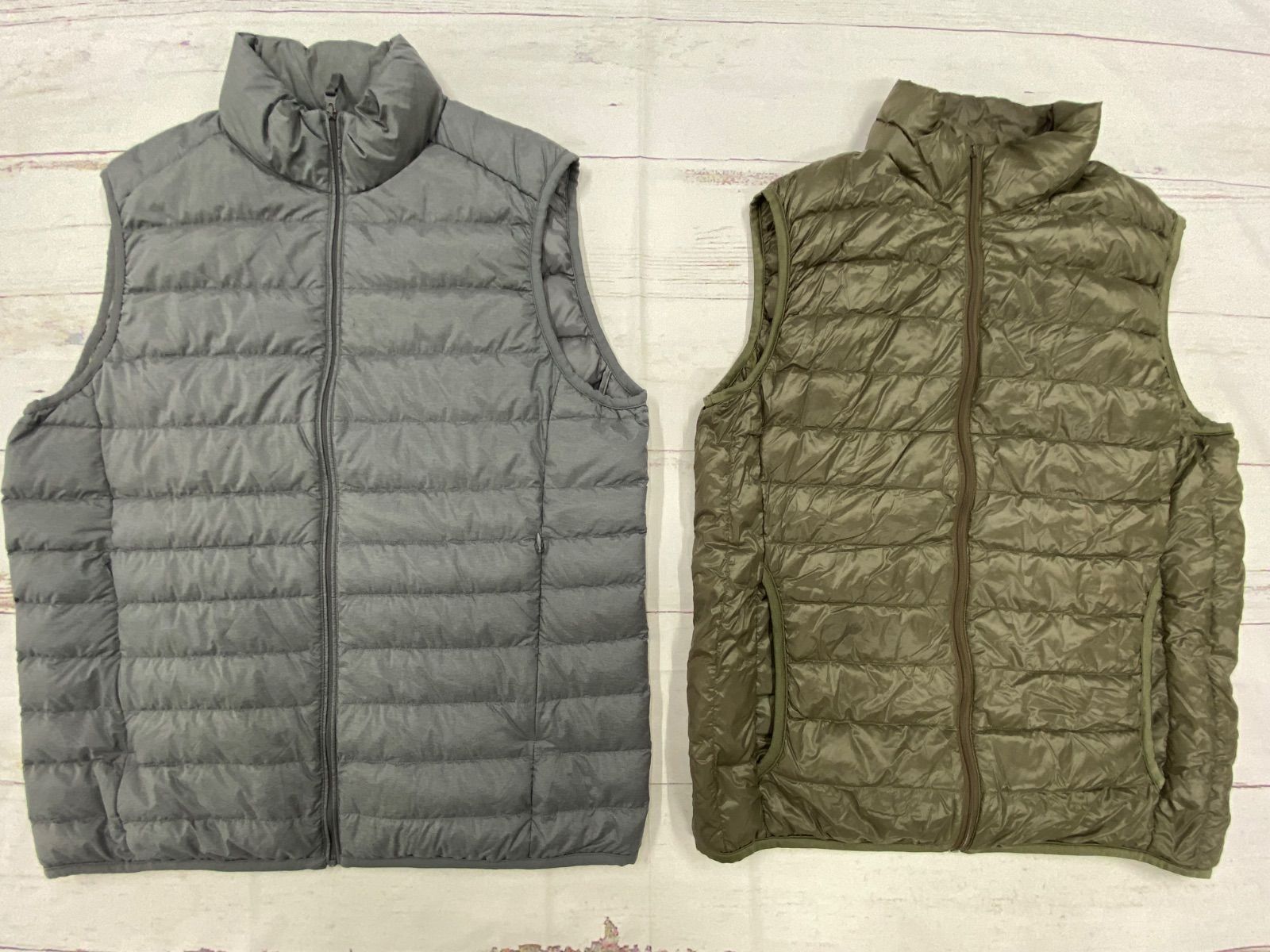 S129 メンズ ユニクロ ダウン ベスト おまとめ 12点 ライトダウン ジップアップ KANDAIZUMI_COM