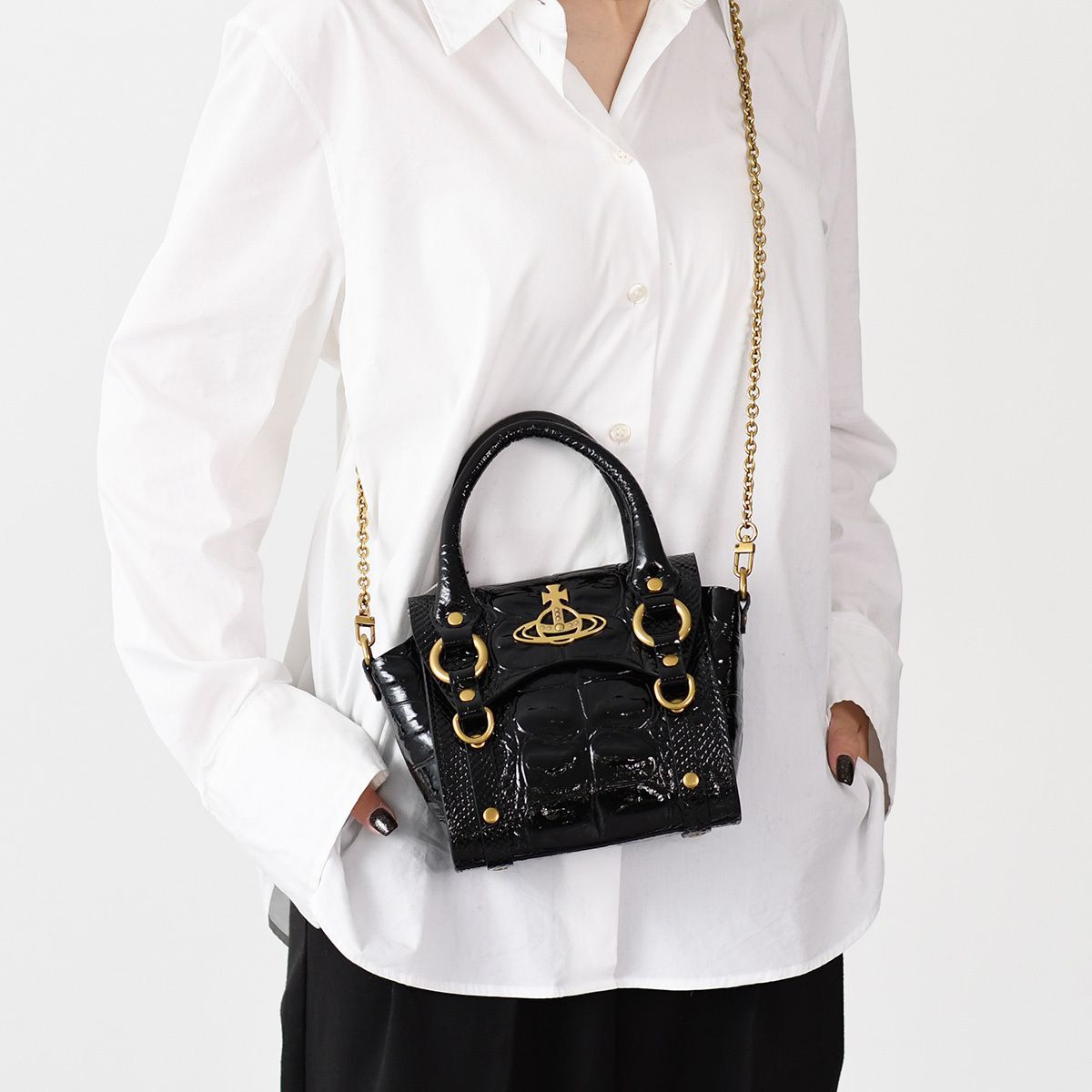 Vivienne Westwood vivianwestwood 2wayショルダーミニバッグ 縦型ミニ 