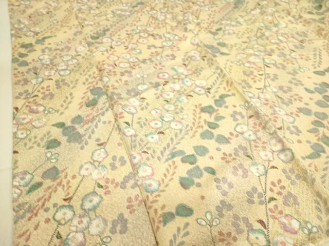 平和屋着物▽上質な小紋　単衣　辻が花　金彩　正絹　逸品　DAAS0332az 平和屋着物▽上質な小紋 単衣 辻が花 金彩 正絹 逸品 DAAS0332az