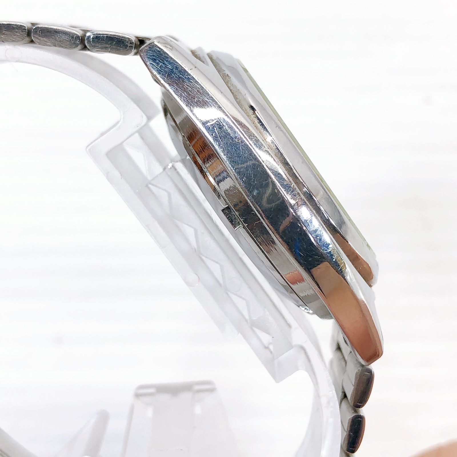 ORIENT オリエント スリースター クリスタル EM4J-C0 自動巻き ｸﾞﾘｰﾝ