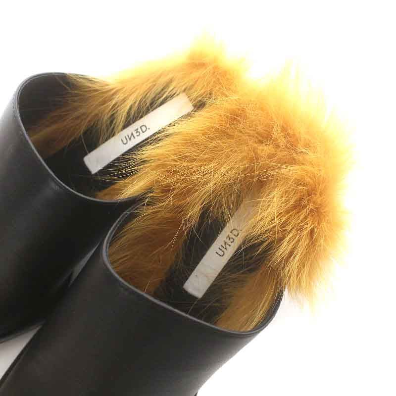 アンスリード UN3D. フォックスファーサンダル FOX FUR SANDAL 