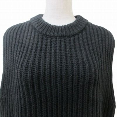 ハイク HYKE 美品 ニットベスト プルオーバー 厚手 ウール 1 S 黒 ブラック X レディース ハイク HYKE 美品 ニットベスト プルオーバー 厚手 ウール 1 S
