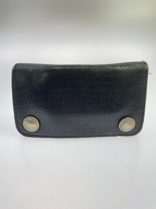 【中古品】 KELLY'S LEATHER ケリーズ レザー コンチョ付き二つ折財布 メンズ ウォレット  【201-250723-em-05-min】