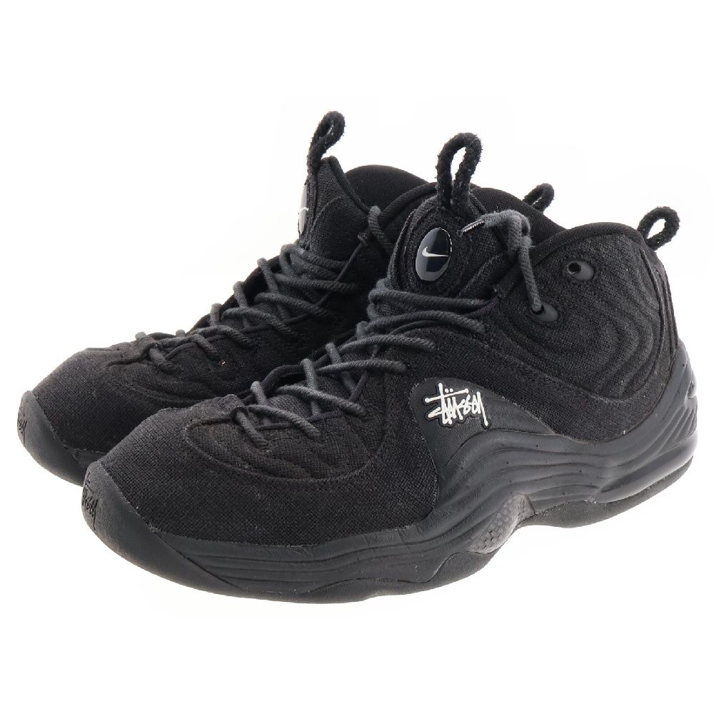 NIKE (ナイキ) ×STUSSY AIR PENNY2 ステューシー エアペニー2 ハイカットスニーカー ブラック US10.5/28.5cm  DQ5674-001 - メルカリ