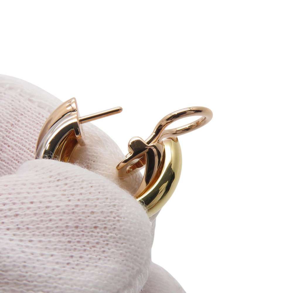 カルティエ ピアス トリニティ イヤリング クラシックモデル K18YG