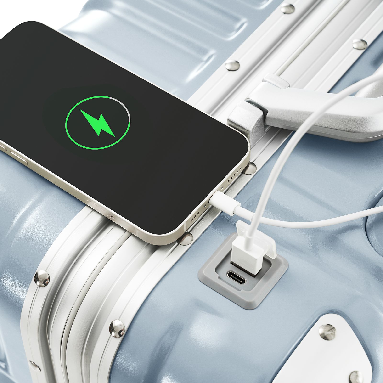 ストッパー付き USBポート