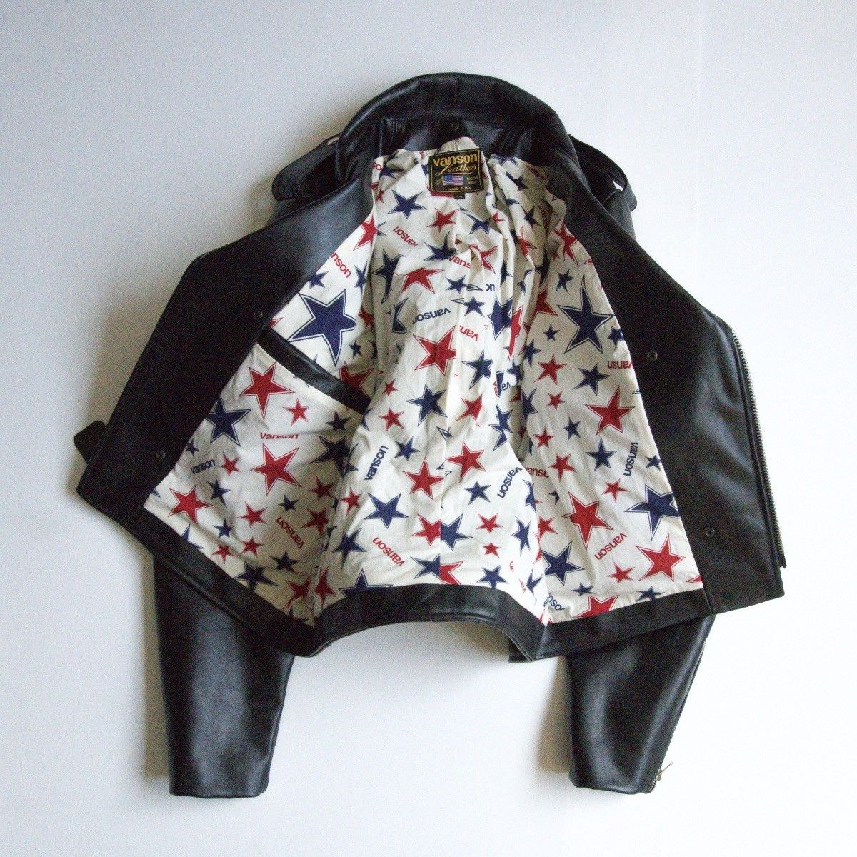 美品/ビッグサイズ】 VANSON 【C2R ダブルライダースジャケット】XXL 