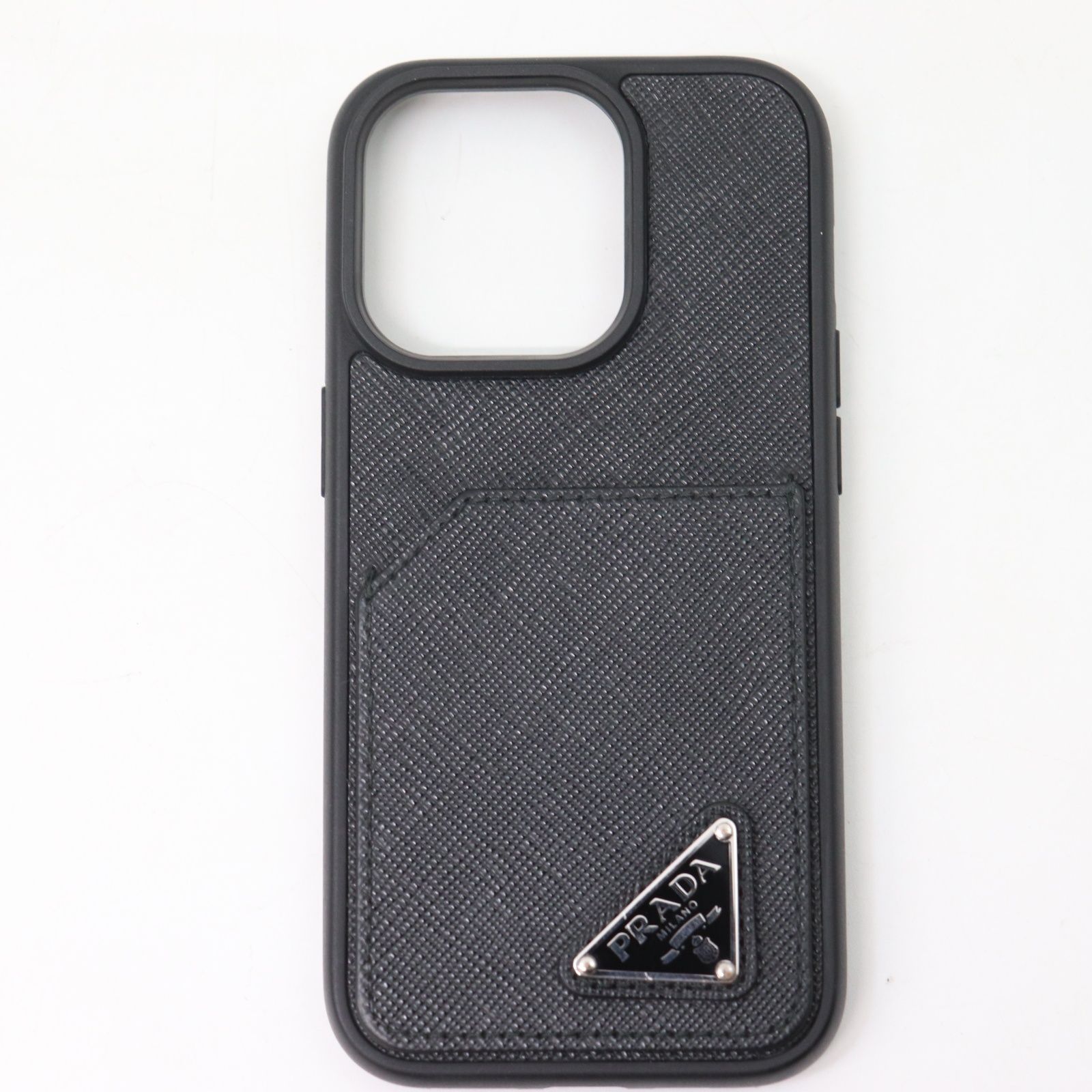 ITJTXJLPR1T0 未使用 PRADA プラダ サフィアーノレザー iPhone14Pro