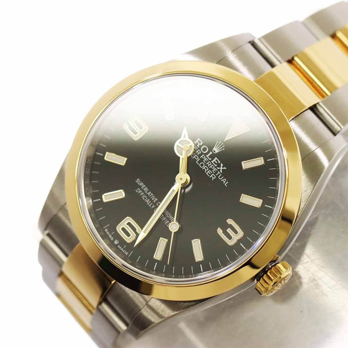 ロレックス ROLEX エクスプローラー1 コンビ 124273 ランダム番