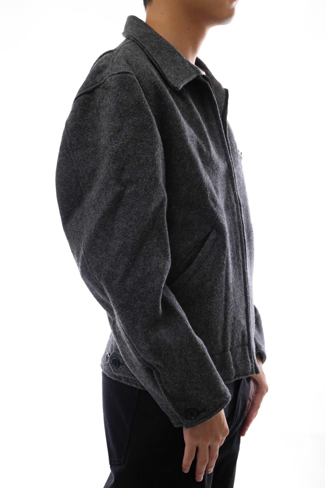 Schott ショット ウール ジャケット シングルライダース グレー LL ショット／Schott シングルライダース ジャケット JKT アウター メンズ