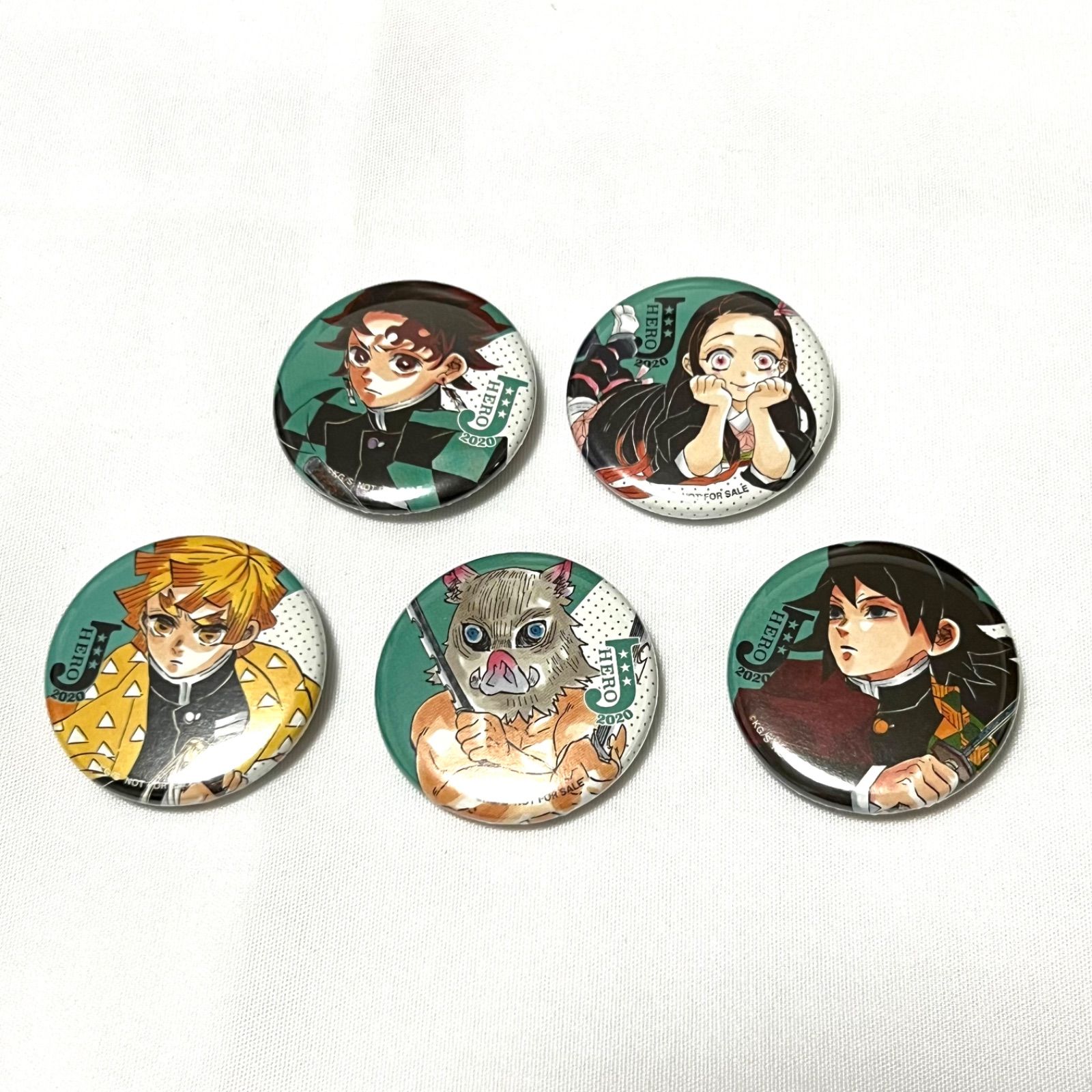 鬼滅の刃 Jヒーロー夏祭り2020 缶バッジ　冨岡義勇 10個セット 鬼滅の刃 Jヒーロー夏祭り2020 缶バッジ 冨岡義勇 10個セット