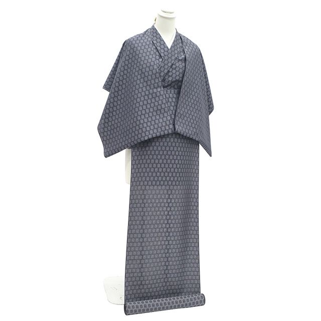 ☆【☆絽小紋着尺反物☆未仕立】絹100%☆期間限定値下