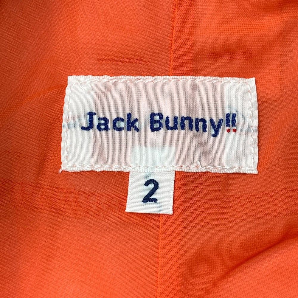 サイズ：2 JACK BUNNY ジャックバニー ×Fujiko Pro インナー付 ストレッチスカート ドラえもん チェック柄 オレンジ系 [240101469985] ゴルフウェア レディース ストスト サイズ：2 JACK BUNNY ジャックバニー ×Fujiko Pro インナー付