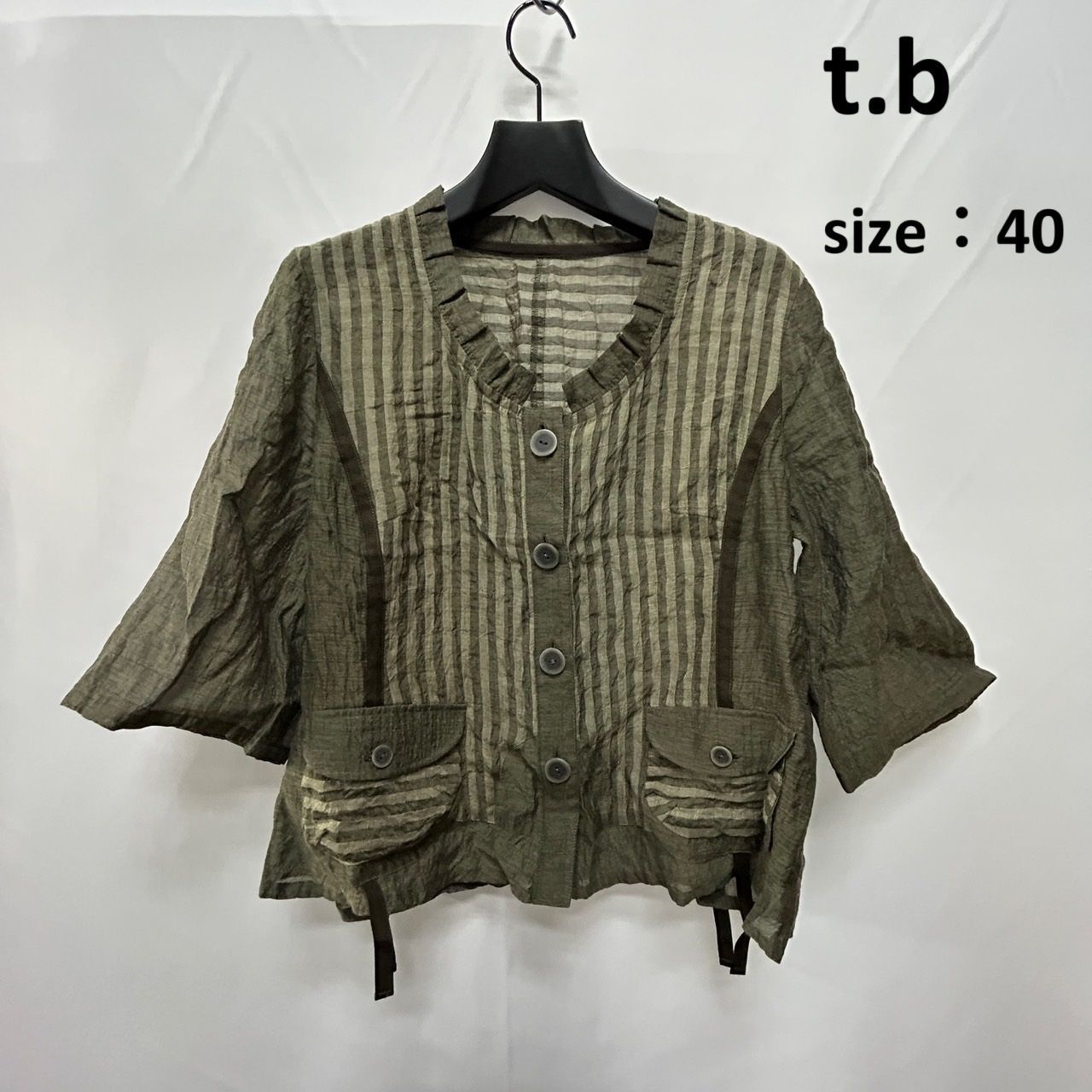 センソユニコ 半袖シャツ センソユニコ i+mu 半袖ブラウス シャツ 上着