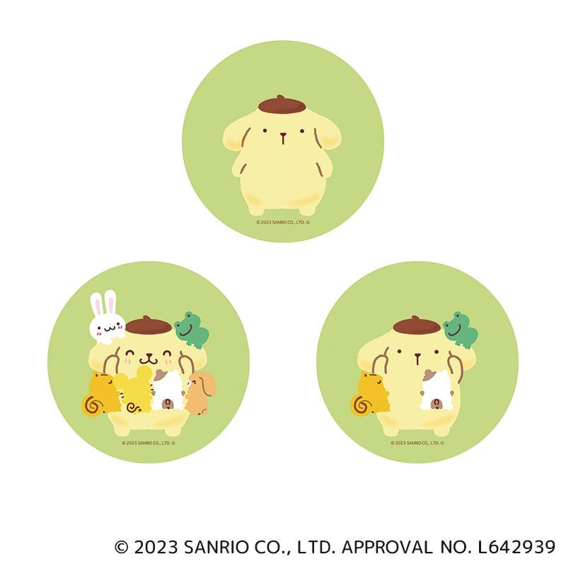 ☆ ポムポムプリン ☆ サンリオ まじかる百貨店缶バッジ