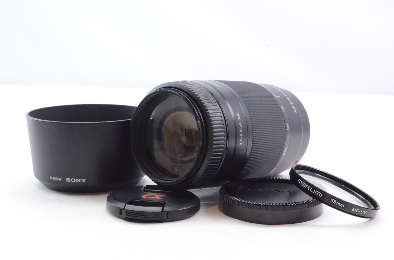 美品】 SONY ソニー 75-300mm F4.5-5.6 望遠ズームレンズ - メルカリ