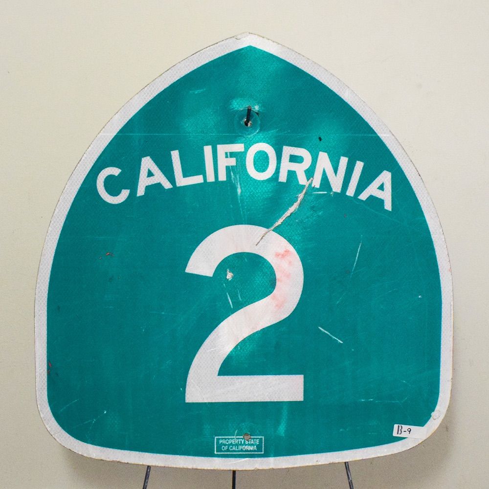 アメリカ製 標識 看板 カリフォルニア ロードサイン CALIFORNIA 57 E23