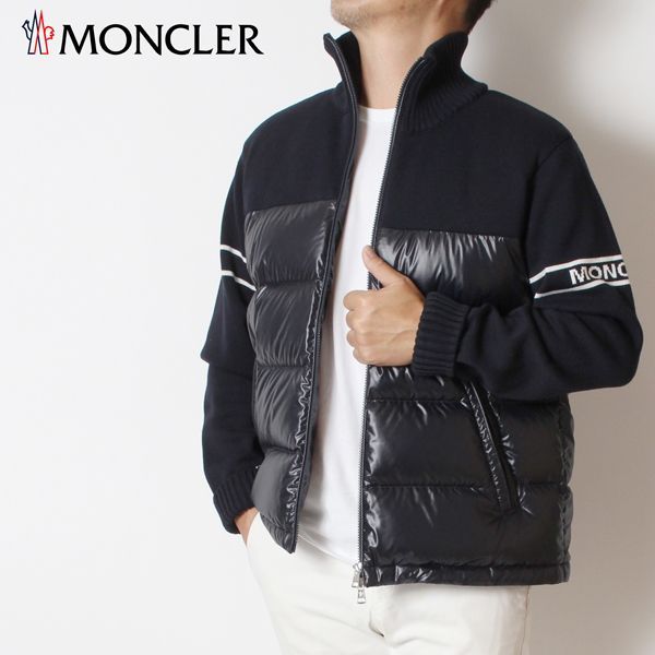 モンクレール MONCLER メンズ ニットダウン コンビネーション ブルゾン