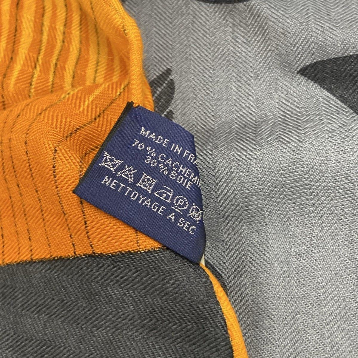 HERMES(エルメス) ストール(ショール)美品 ロサンジュ ネイビー