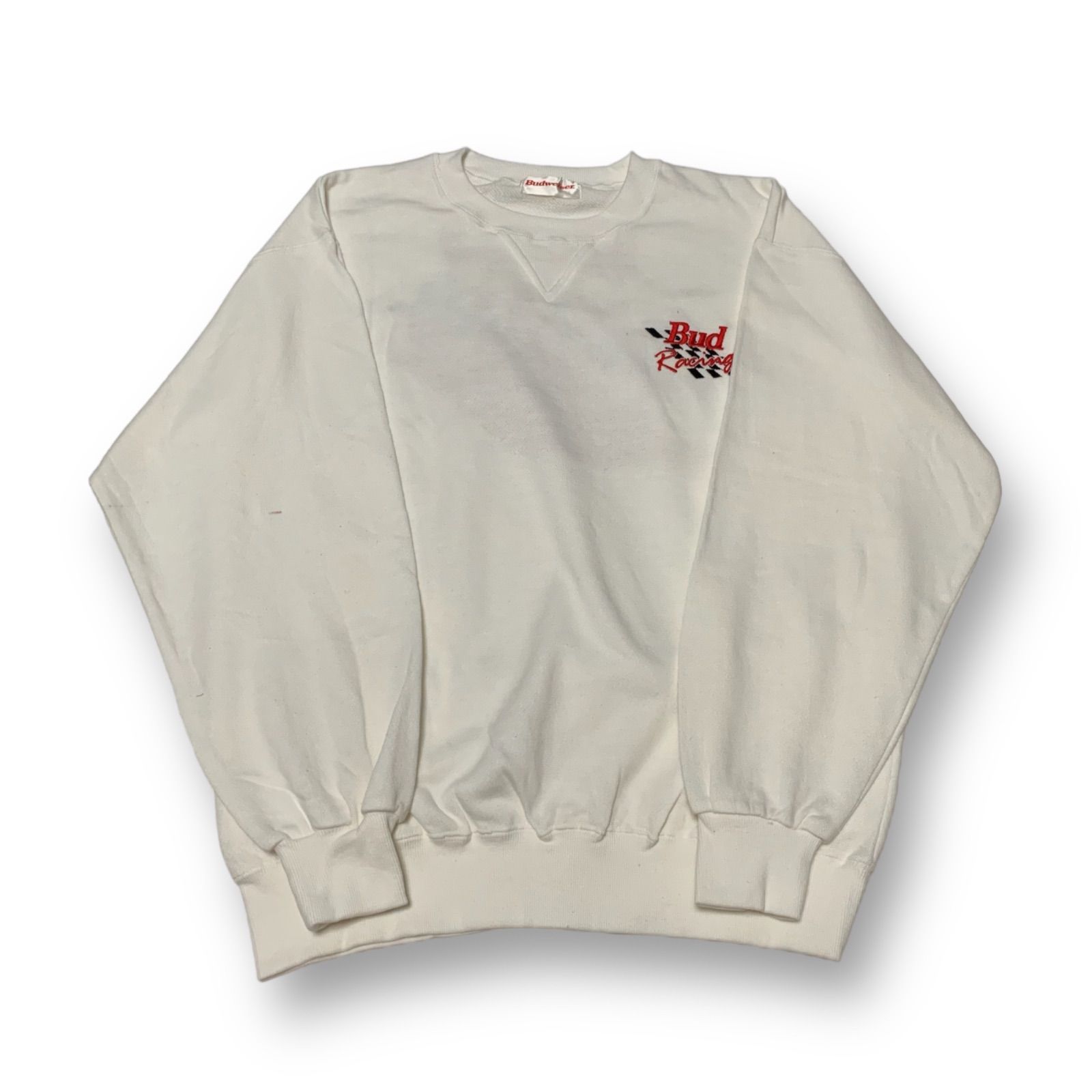 80-90s Budweiser “Bud Racing” Crew Neck Sweat Shirt バドワイザー 