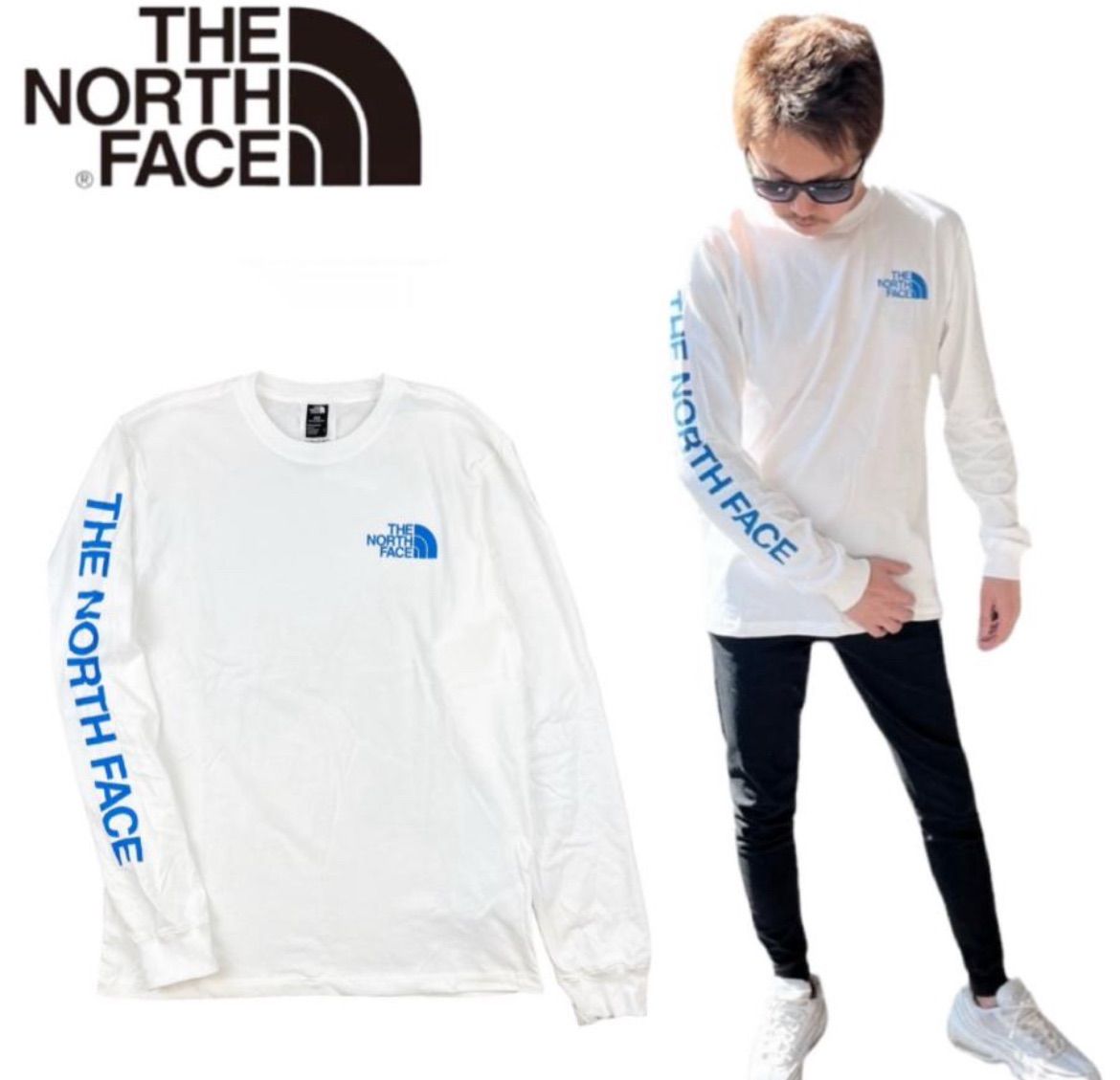 ザ ノースフェイス The North Face ロンT 長袖 スリーブヒット Tシャツ NF0A811P 袖ロゴ ロングスリーブ THE NORTH FACE L/S SLEEVE HIT