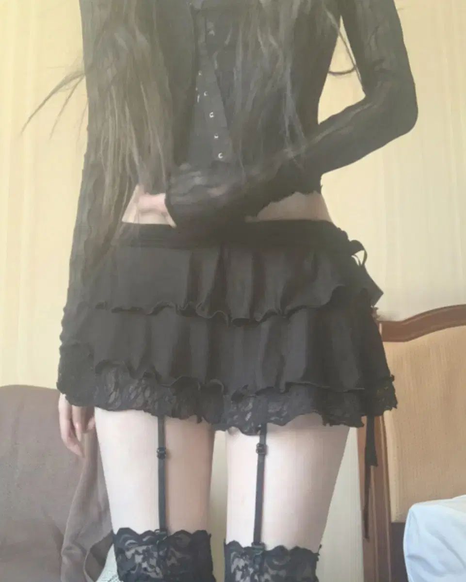 【suzen】Guener Ribbon Lace Skirt SUZEN :: 스젠