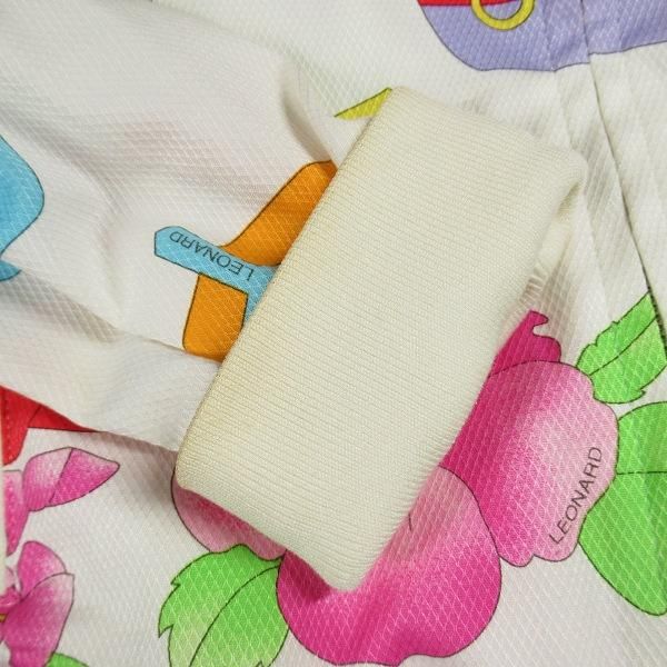 axc レオナールスポーツ LEONARD SPORT ジャケット ブルゾン 42 白系