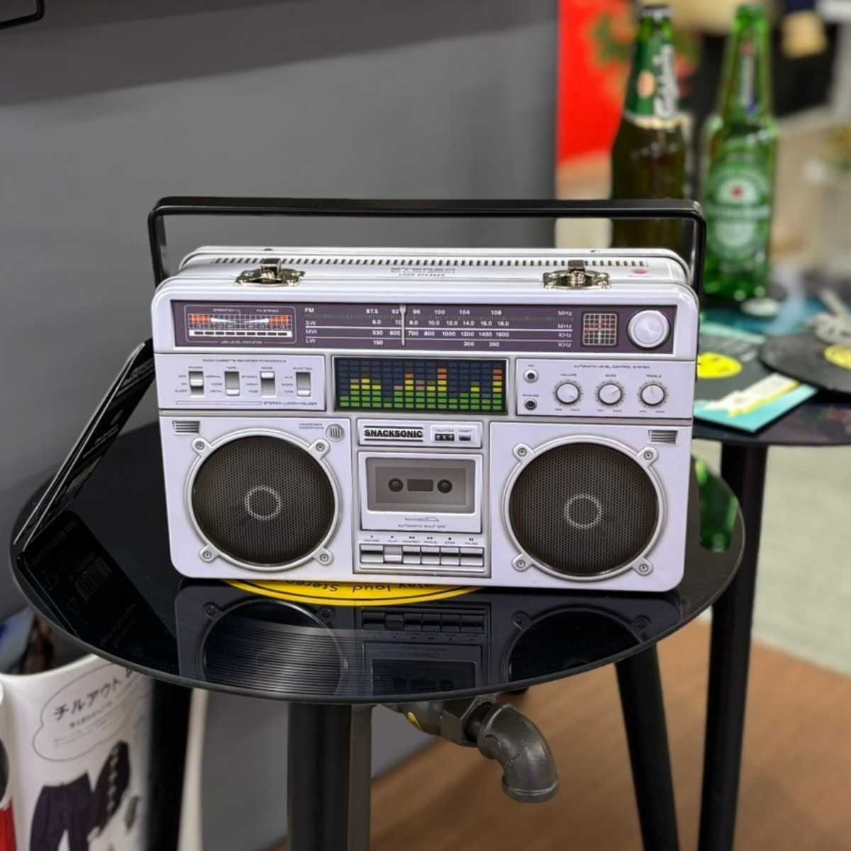 ドラゴンズコースターおまけ付き 新品】レトロ フードトラック ティン SUCK UK 缶 トランク