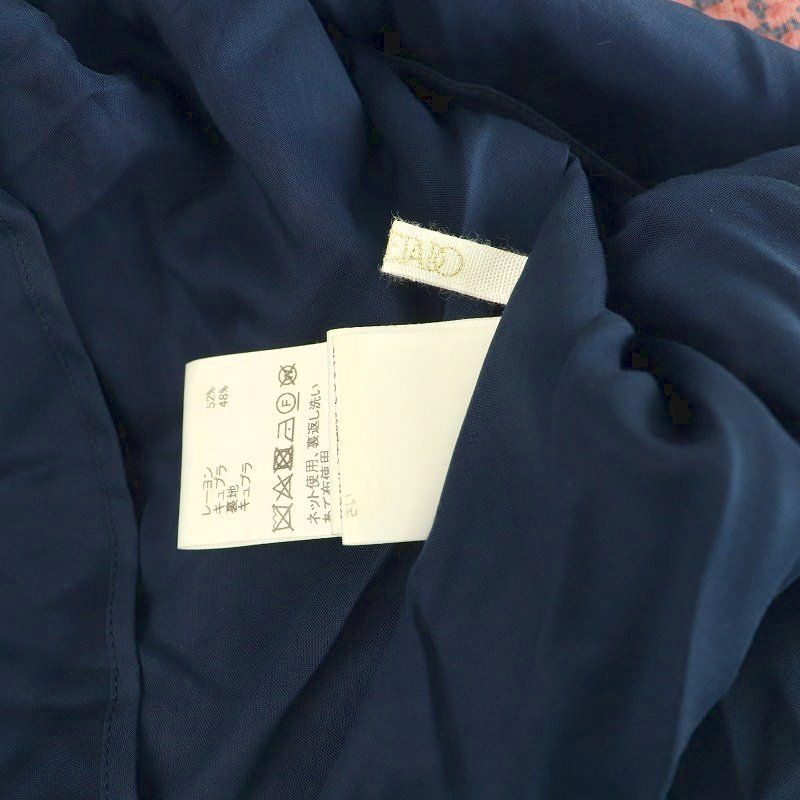 ソレイアード SOULEIADO 20SS レーヨンキュプラプリント ハーフ