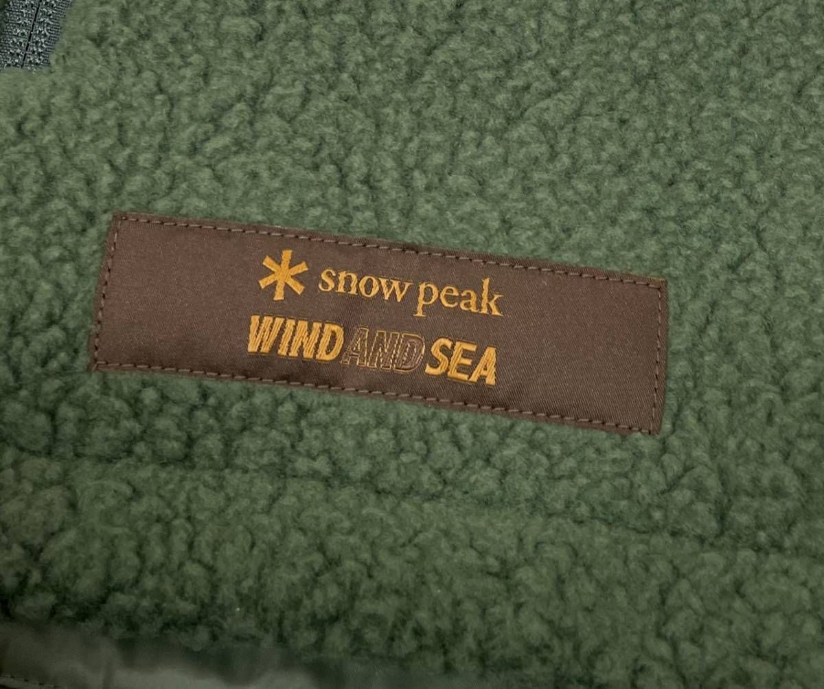 Snow Peak - snow peak×WIND AND SEA  Blanket snow peak×WIND AND SEA Blanket（Glacier and Perennial