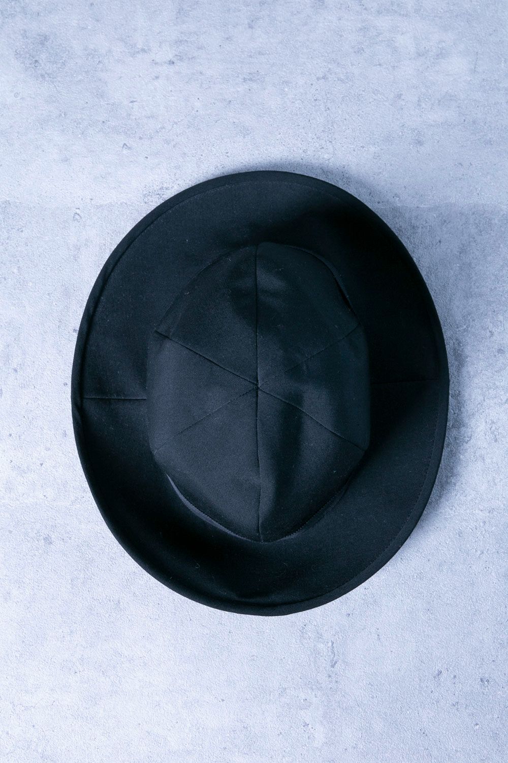 【美品】ヨウジヤマモト プールオム パリコレ出品フェドラハット Yohji Yamamoto POUR HOMME - 《美品》 Yohji Yamamoto POUR