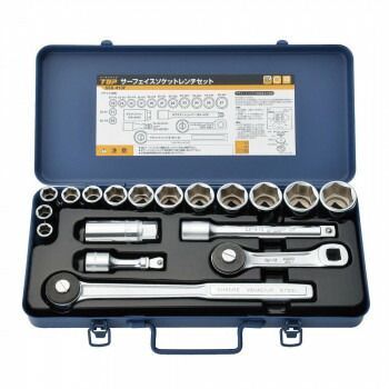 トップ工業 TOP サーフェイスソケットレンチセット 差込角12.7mm 18点 SSS-413F