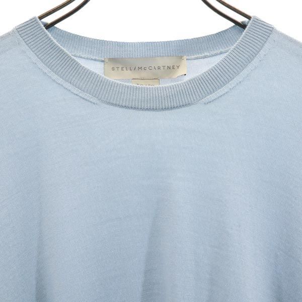 Stella McCartney - ステラマッカートニー イタリア製 ウールブレンド 長袖 セーター 36 水色 Stella McCartney ニット レディース ステラマッカートニー イタリア製 ウールブレンド ニット 36