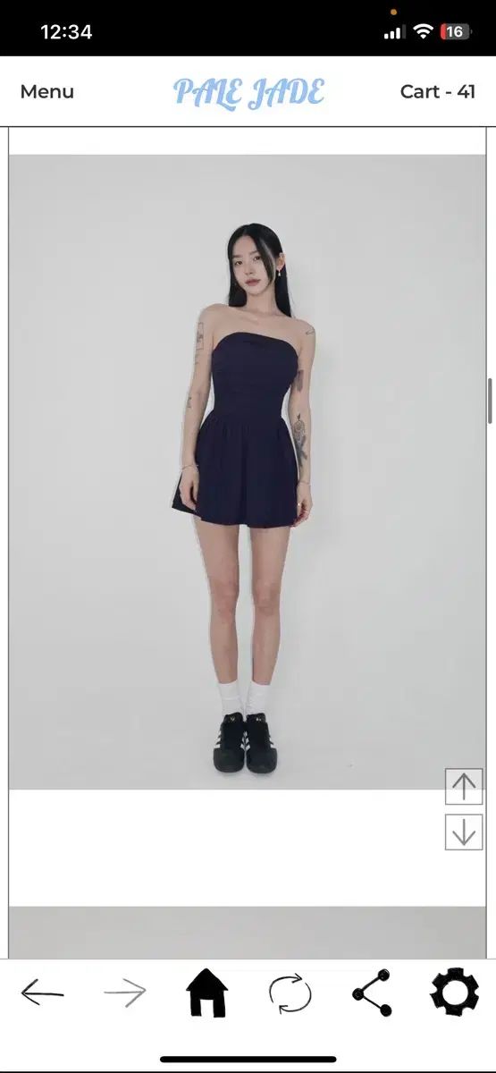 ドレス チャコール