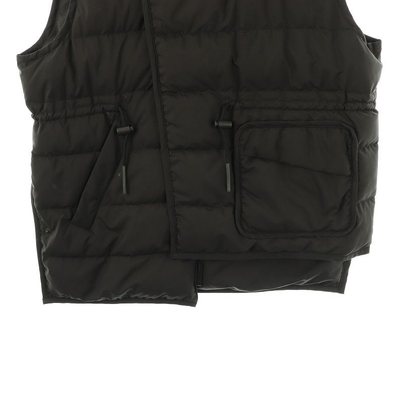 ナゴンスタンス nagonstans 23SS ダウンベスト アシンメトリー M