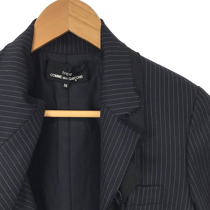 クリーニング済み★美品【トリココムデギャルソン】変形ジャケット トリココムデギャルソンtricot COMME des GARCONS ナイロン