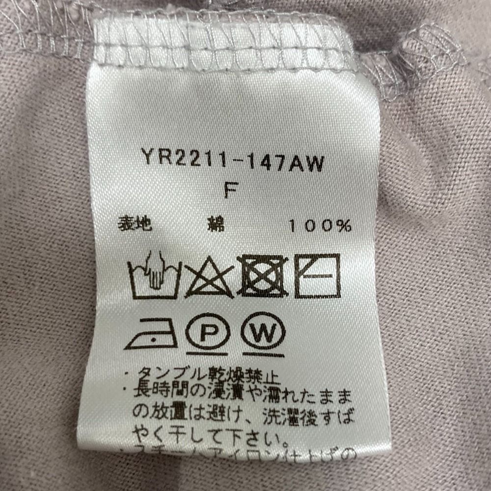 良品 22AW yori ヨリ ティアードギャザーカットソー ロング