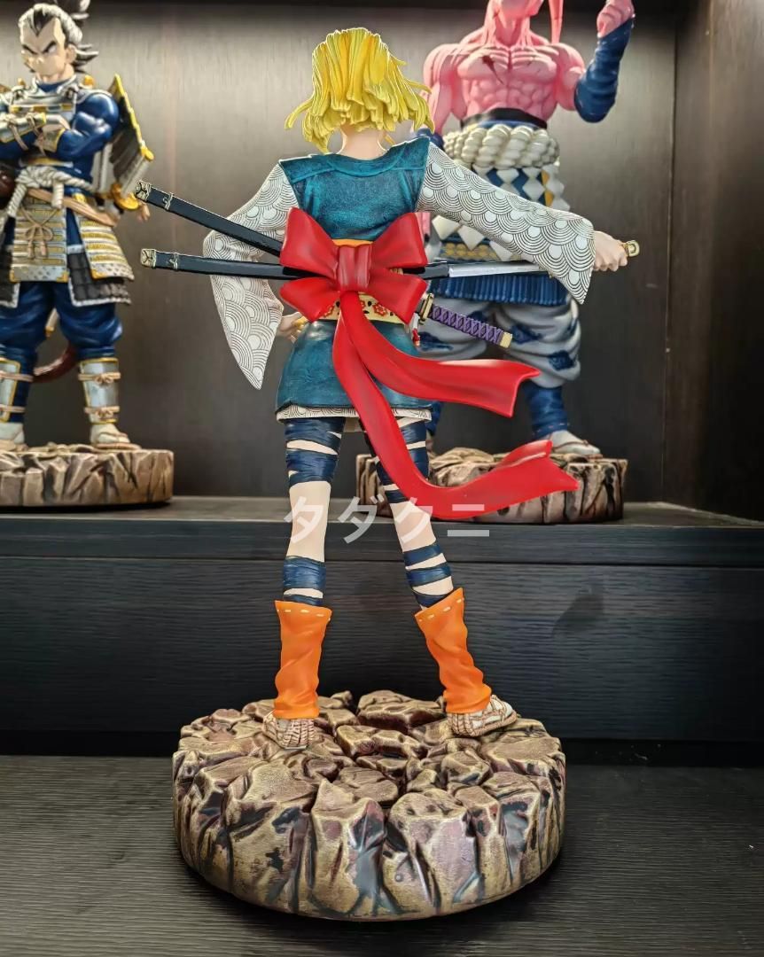 ドラゴンボール 人造人間18号 武士 フィギュア ガレージキット 塗装済み完成品 ドラゴンボール 人造人間18号 武士 フィギュア ガレージキット