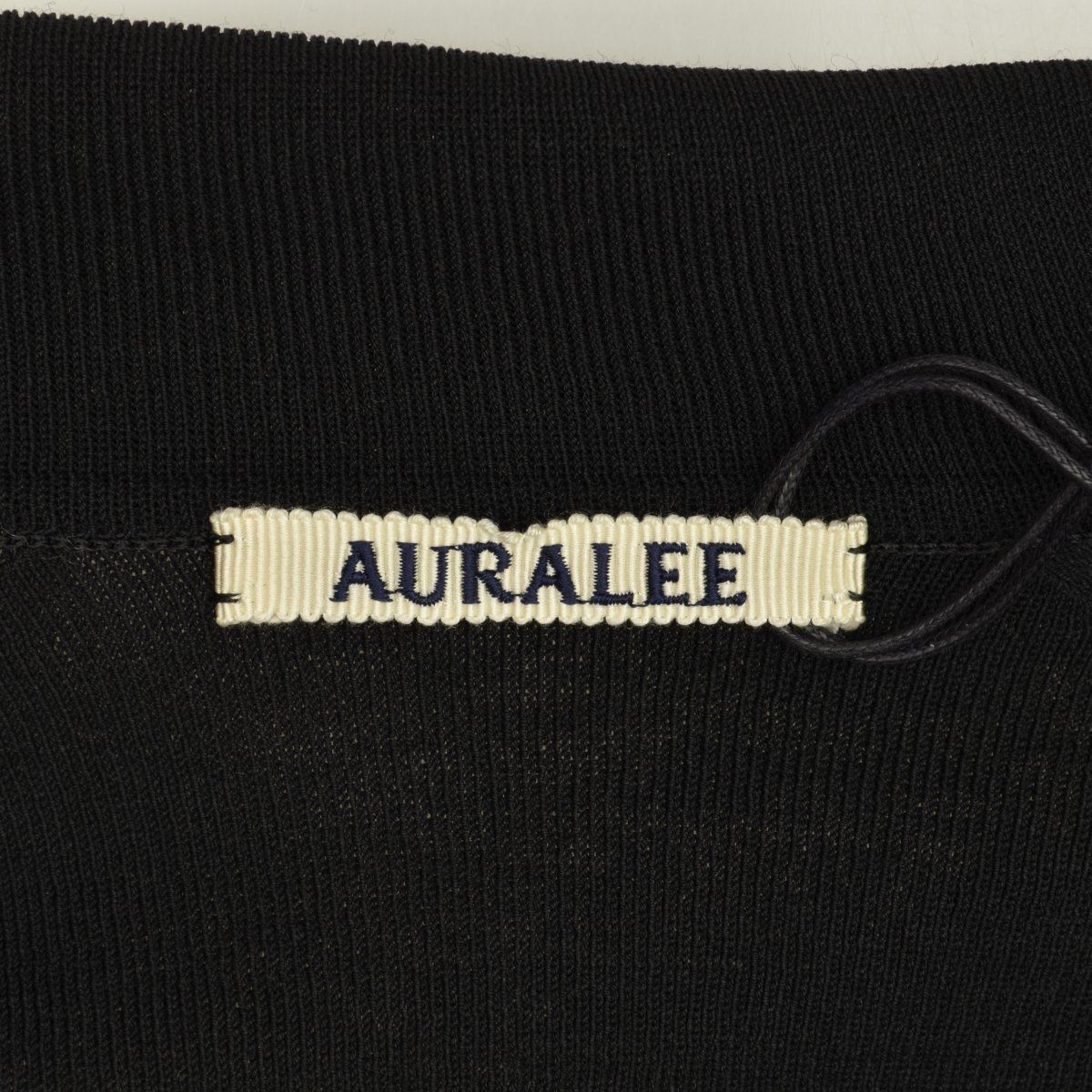 AURALEE】A22SP01MH WOOL RECYCLE POLYESTER HIGH GAUGE RIB KNIT