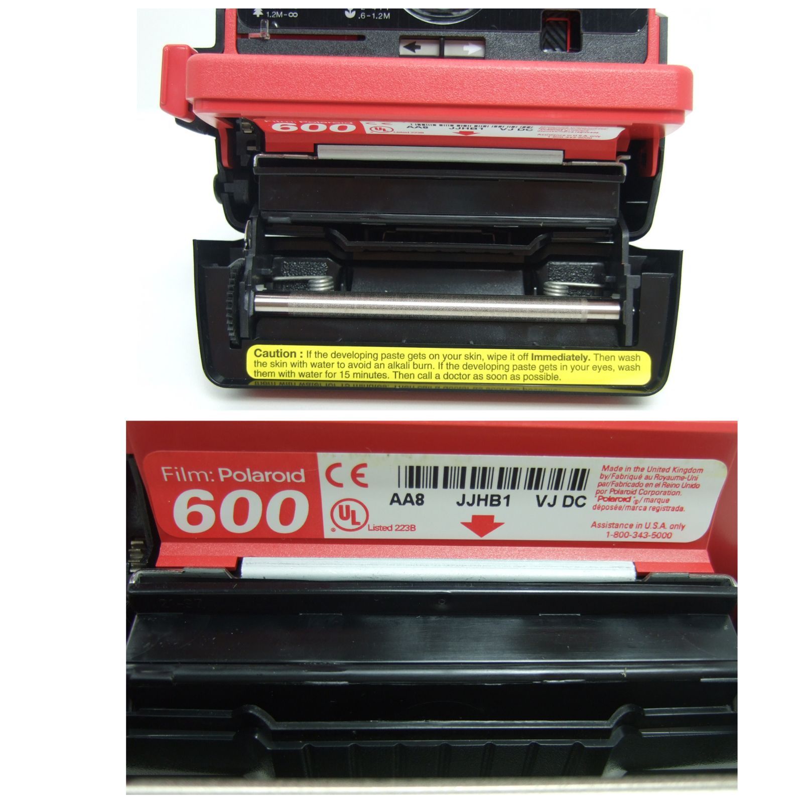 Polaroid Cool Cam 600 ポラロイド クールカム レッド ジャンク品