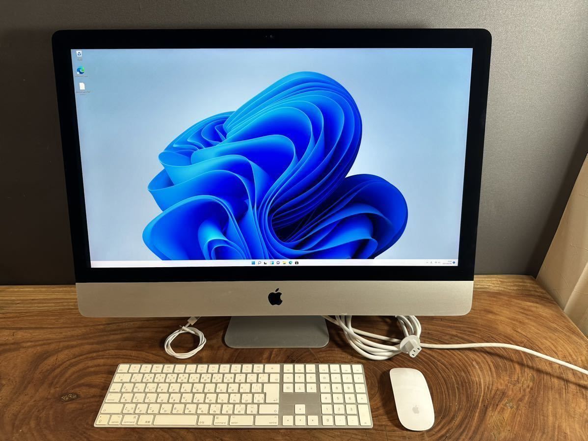 Apple iMac Retina 27inch 2019/CPUi5 3.7GHZ/32GB/SSD1TB/office2019/Windows11  - Macデスクトップ