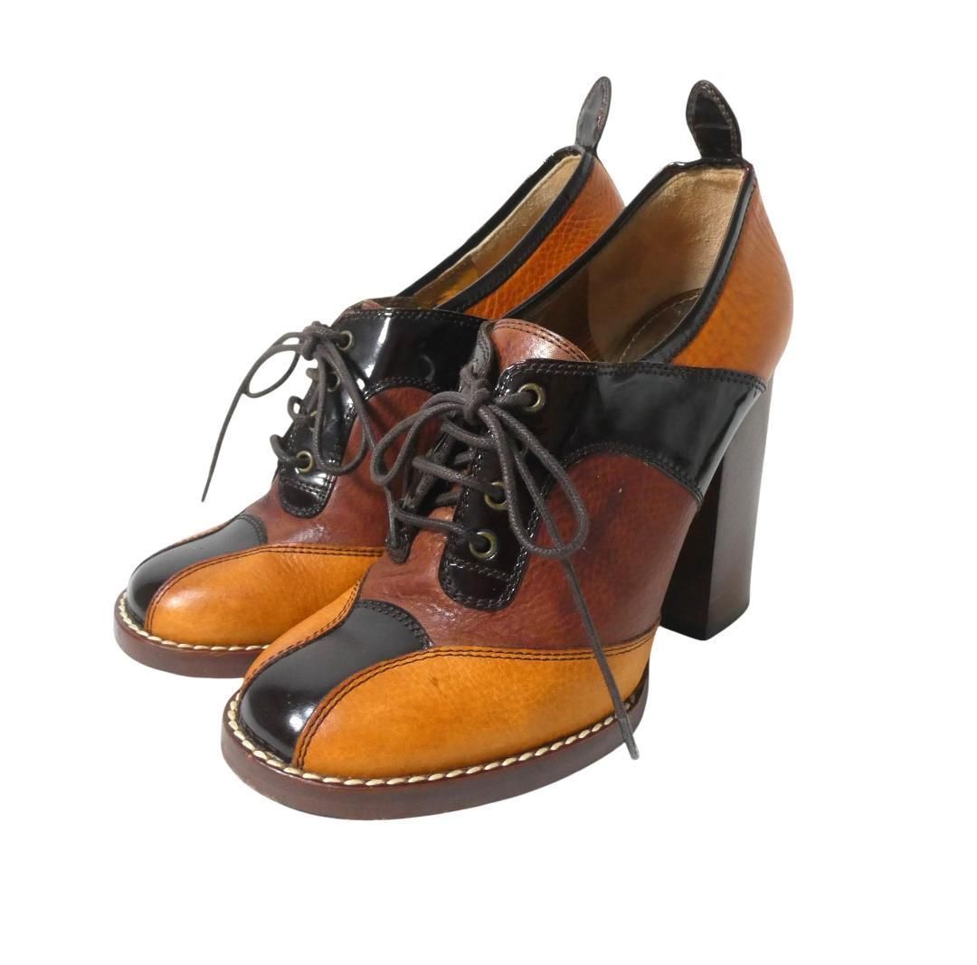 美品 Dolce&Gabbana ドルチェ&ガッバーナ サイズ37 約24㎝ レザー 美品 Dolce&Gabbana ドルチェ&ガッバーナ サイズ37 約24㎝ レザー