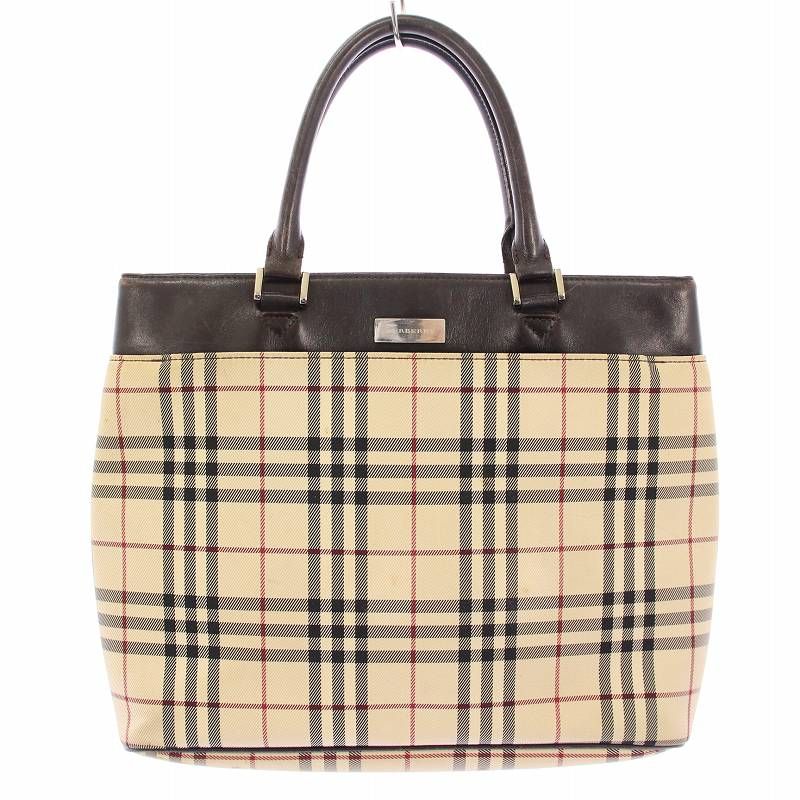 バーバリー BURBERRY ハンドバッグ トートバッグ ノバチェック