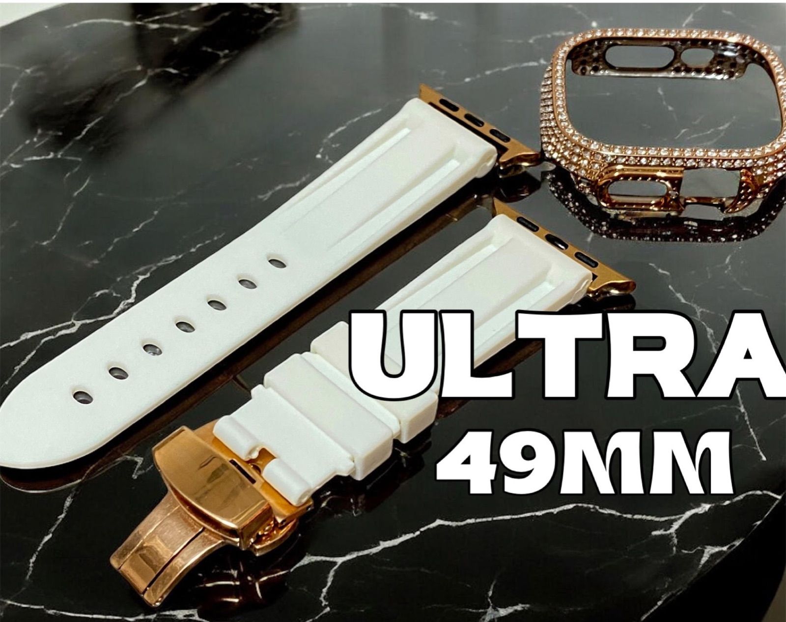 Ultra 49mm アップルウォッチ ケースキラキラ カスタム カバー Apple Watch ウルトラ ウルトラ2 メンズ レディース 39