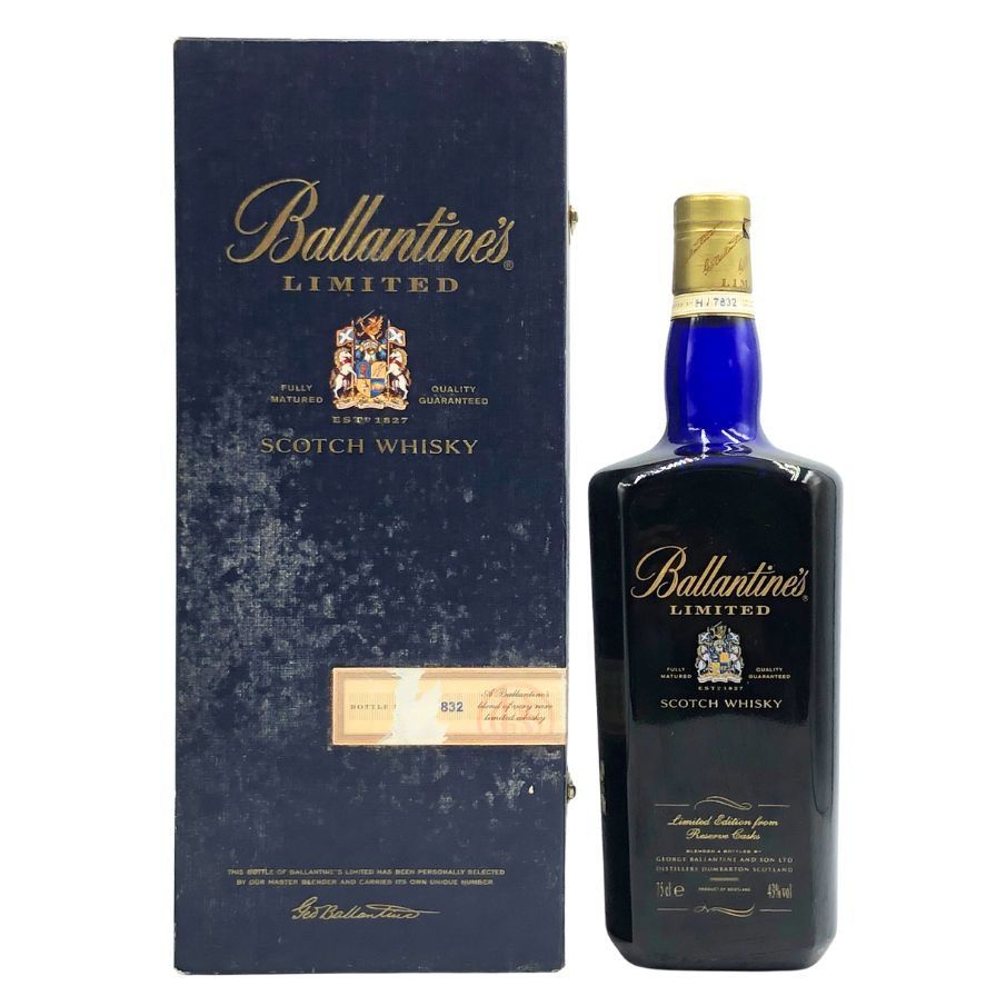 バランタイン リミテッド ブルーボトル 750ml 43%【C4】