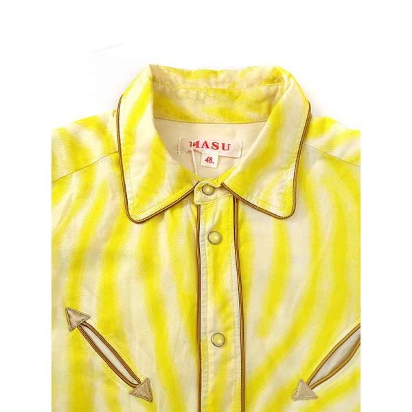 MASUエムエーエスユー22SSSEETHROUGHWESTERNSHIRTSシースルー 