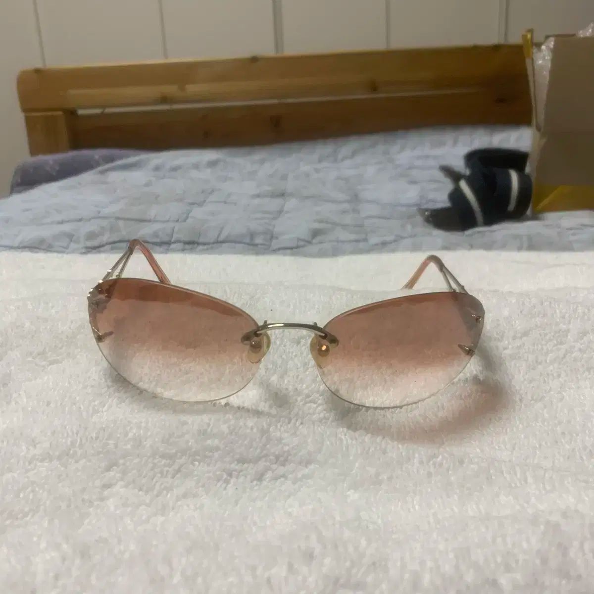 美品ケース付き】ディオール Dior サングラス ハート ストーン