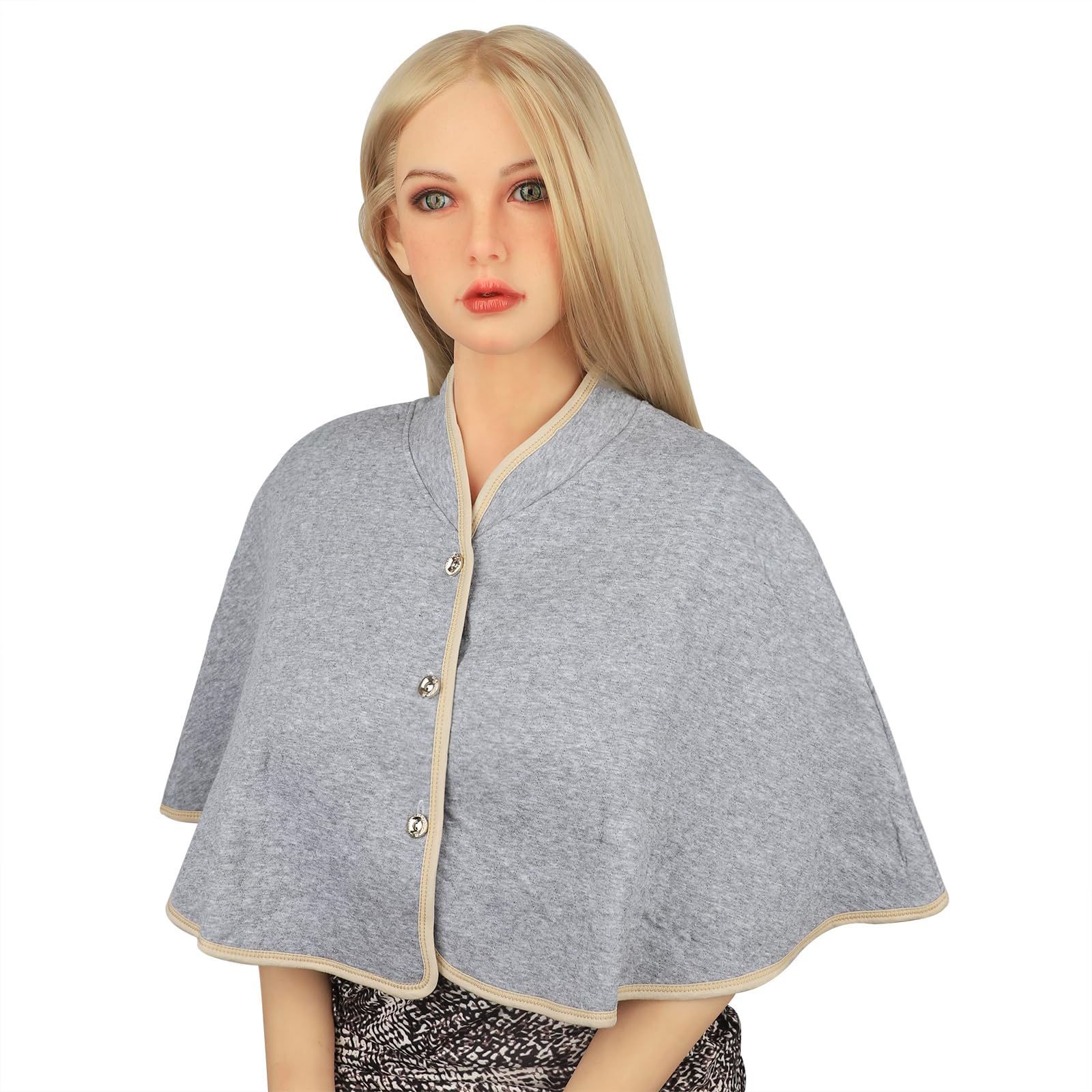 まもなく終了 妊婦 暖かい 軽量 高齢者 薄手 冷房対策 オフィス 肩サポーター 保温 部屋着 防寒 メンズ ケープ レディース ポンチョ おしゃれ 着る毛布 就寝時 敬老の日 肩当て 綿 母の日 肩ウォーマー Core ギフト Bao