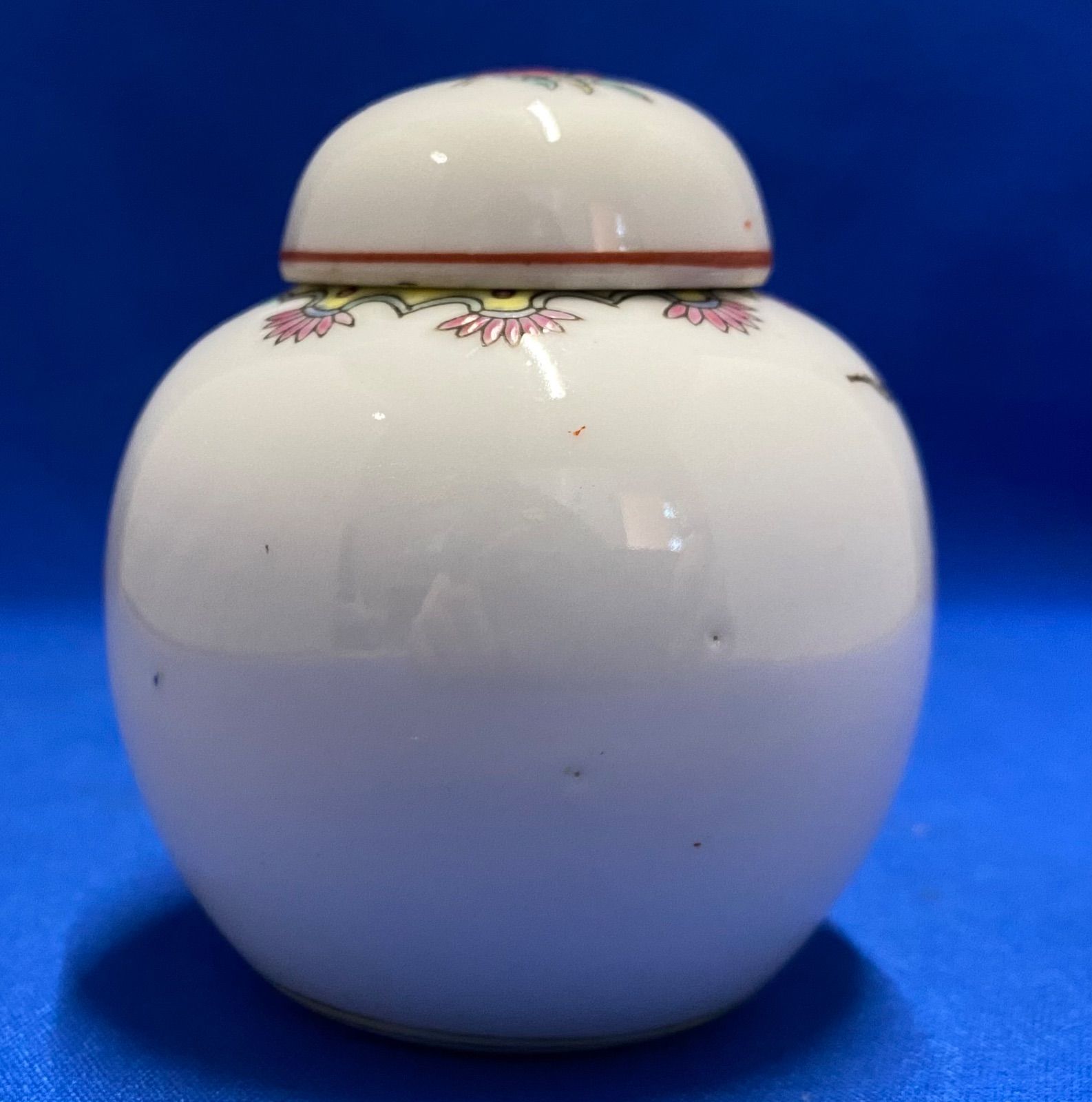 希少⭐︎中国景德鎮 茶壺 ミニ壺 粉彩 配送 色絵 花鳥絵 茶道具 法郎彩